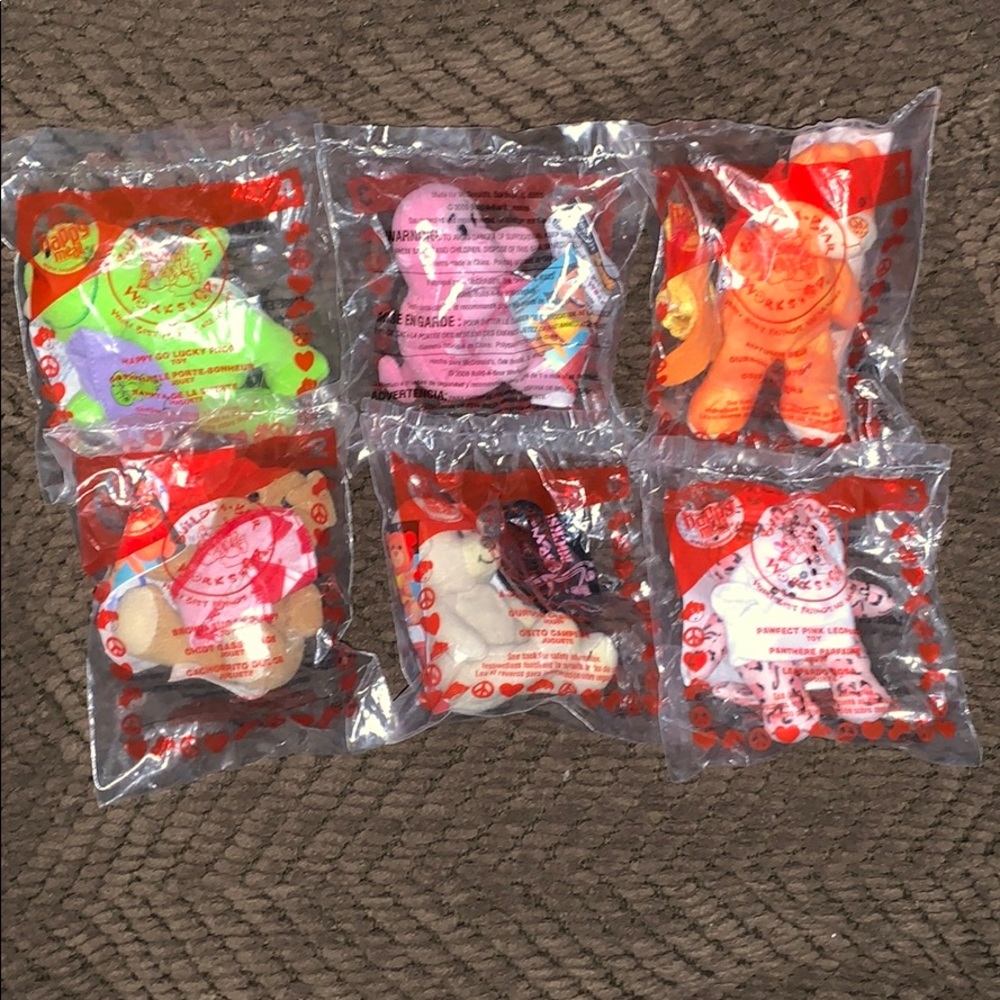6 pc Build A Bear Mc Donald’s Toys